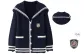 Navy Blue Loose Fit Sweater, Comes with Free Badge