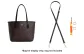 Brown Black Crossbody Set 91-120cm[Includes Modified D Buckle]