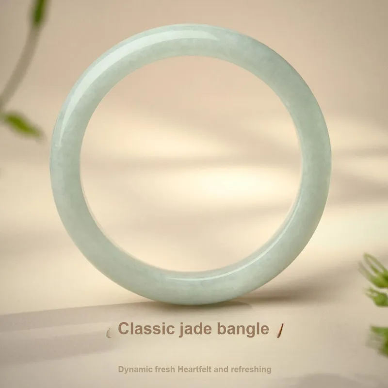 LAOMIAO Bean Type Jadeite Bangles Women's-7