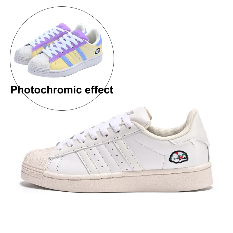 Guci Tianlun Slip Resistant Low Top Skateboard Shoes Women's White-13