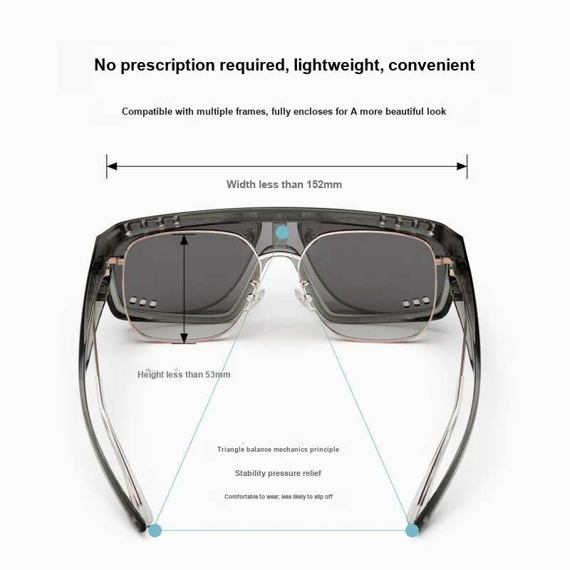 PARZIN Irregular Shape Sunglasses Unisex-2