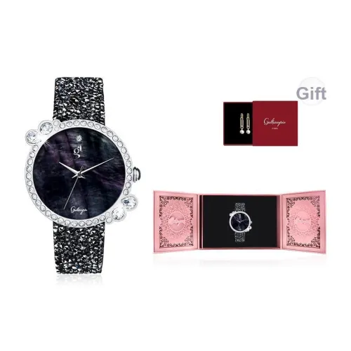 GALTISCOPIO Наручные часы кварцевый механизм 37 мм цветной циферблат раковина женские часы инкрустированный кристалл коробка