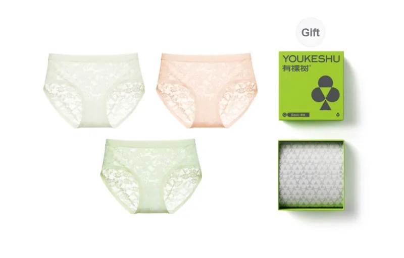 YOUKESHU Underpants Women's 3 Pack-3