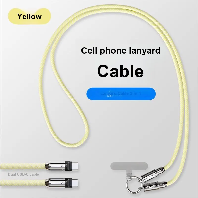 YOOVEI 1.2m Type c To Type c Lanyard Style Cable-10