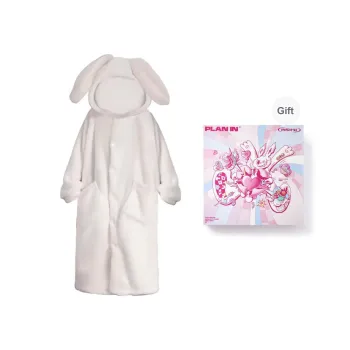 PLAN IN Sleep Robe Women's Gift Box Set White
