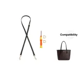 Brown Black City23 Shoulder Strap Set