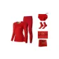 Red Thermal Set+Socks+Underpants[Women's]
