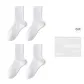 [7A Antibacterial Odor-Resistant, 2 Pack]2 Pack White