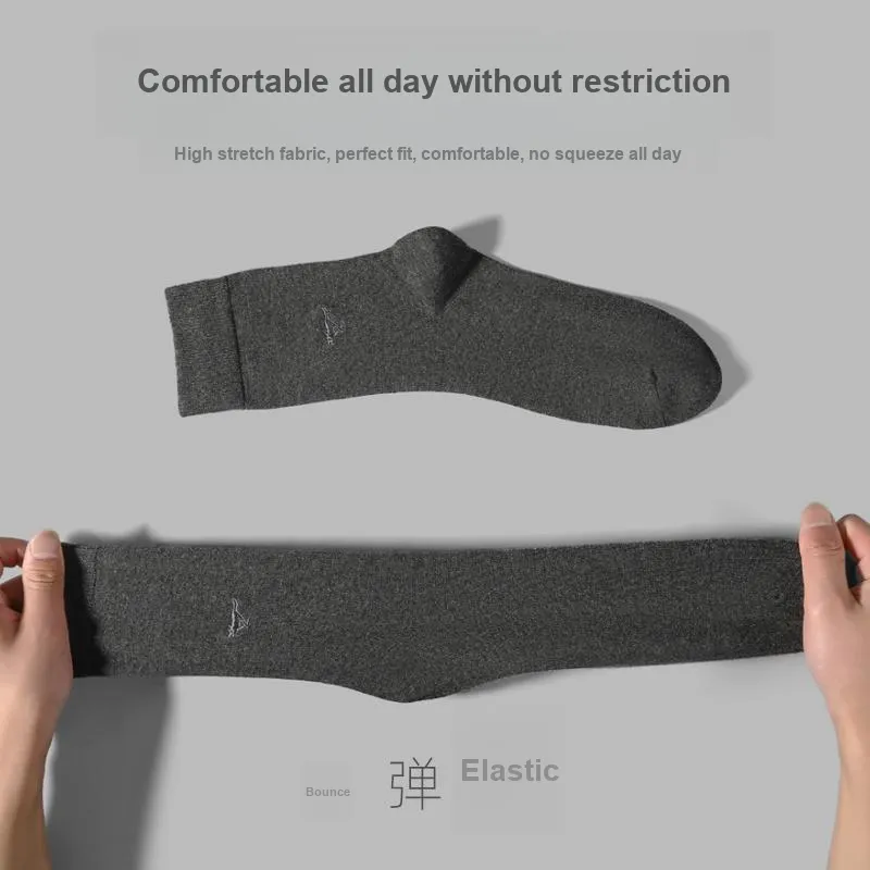 SEPTWOLVES Mid Calf Socks Men's 3 Gift Box Sets+Shopping Bag-2