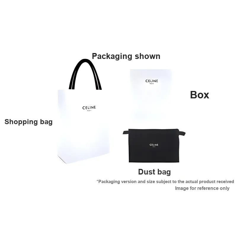 CELINE AVA Smooth Cow Leather Handbag, Shoulder Bag, Handbag, Shoulder Bag Mini Women's White-3