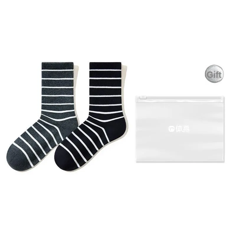 Temooues Mid Calf Socks Women's Shopping Bag Combo Set-10