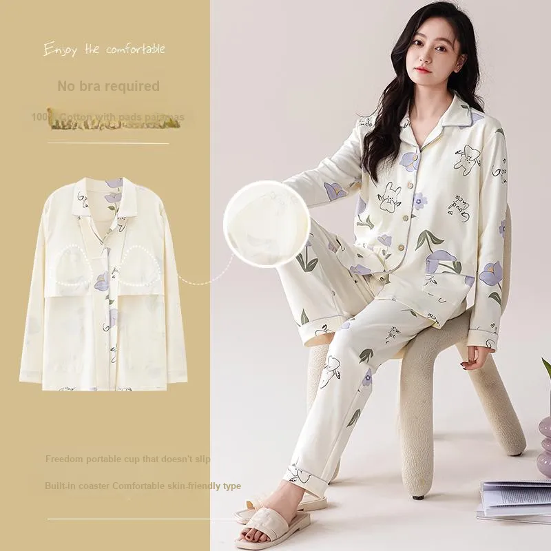 Pretty Lady Pajama Set Women's Ecru-4