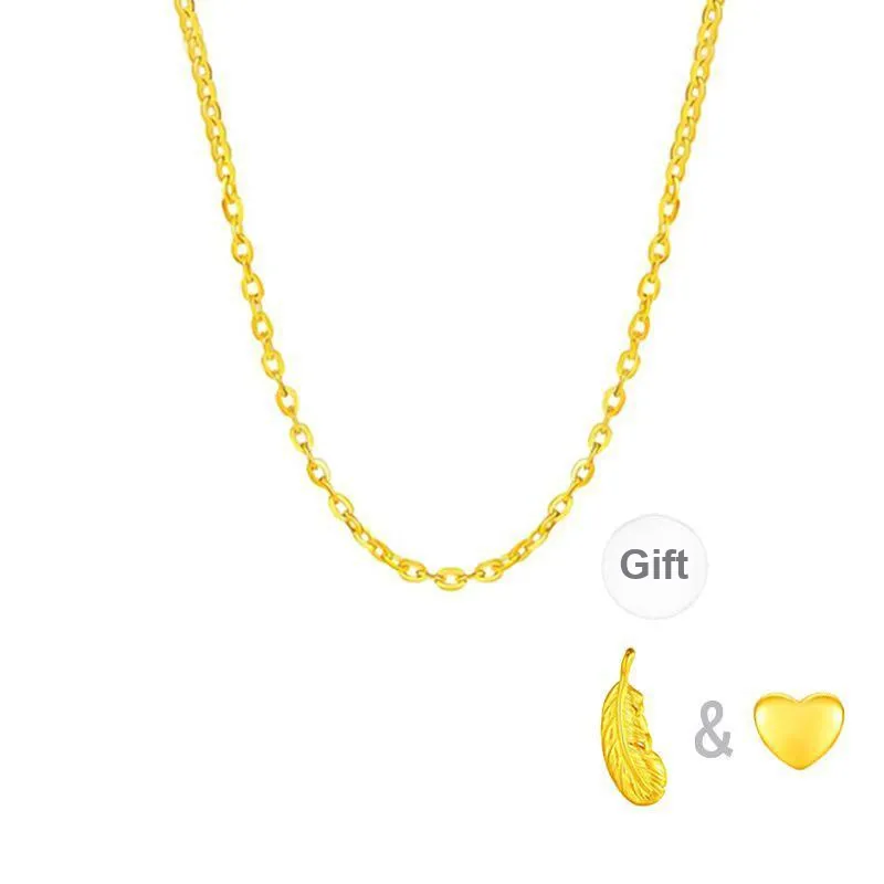 Zhongzhao Jewelry 999 Necklaces Unisex-1