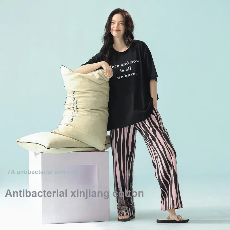XIAFENYAN Pajama Set Women's Black-1