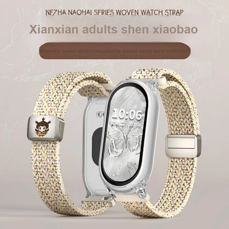 Mr. Strap Watch Bands Xiaomi Compatibility 145~210mm Fabric Material Unisex-22