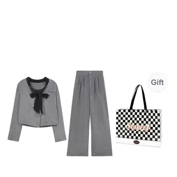 STARFEI Casual Suit Women's Enamel Gray