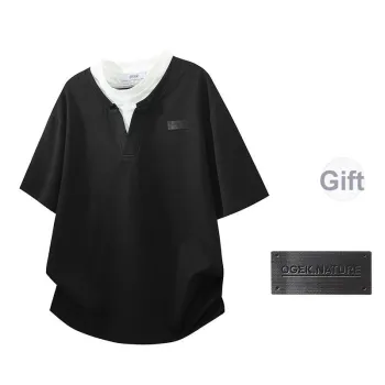 OGEK T Shirt Unisex Black Comes With Brooch