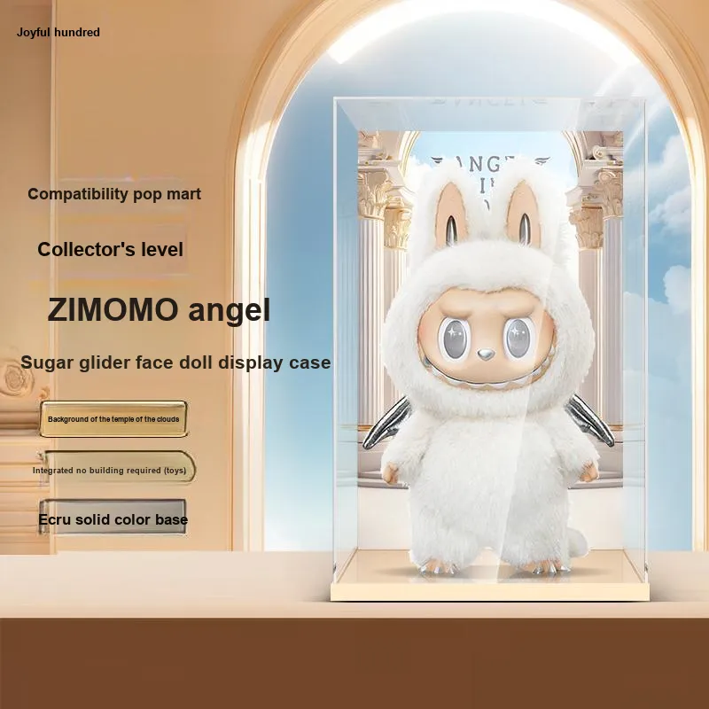 LIGHT YOUR BRICKS Compatibility Bubbles Matlabubu And ZIMOMO Vinyl Doll Display Case Model Accessories-8