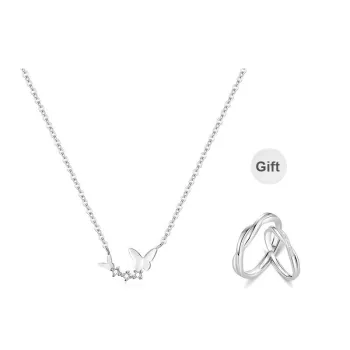 BHI #Sweet Love Confession Necklaces Women's Gift Couple Rings