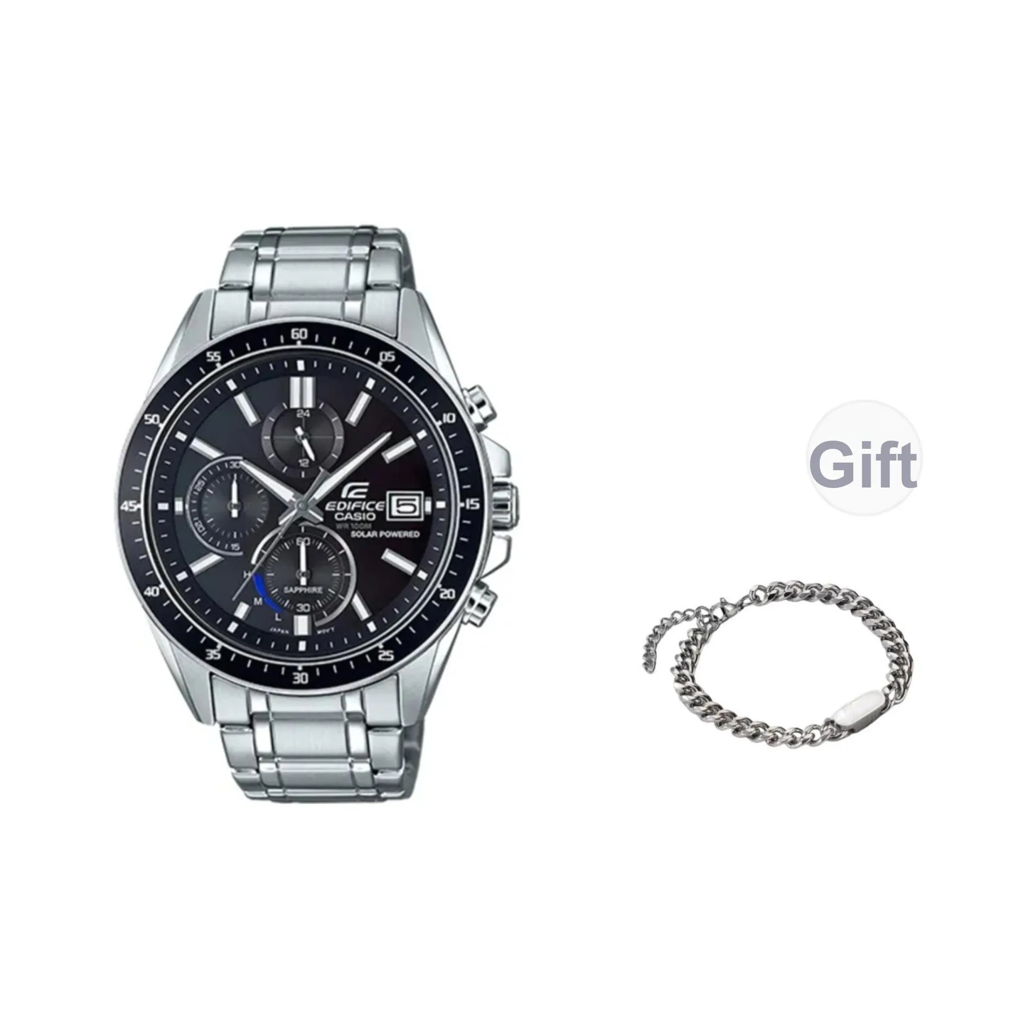 CASIO Кварцевый механизм Часы Мужские Черный циферблат