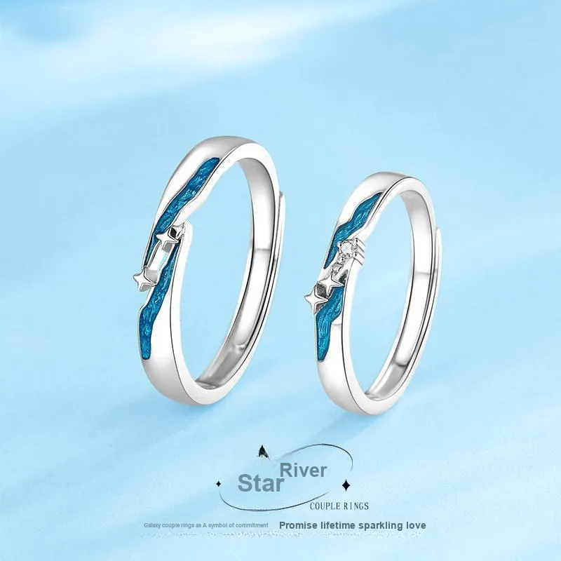 CLARKIA FLOWER 999 Fine Silver Rings Unisex-5
