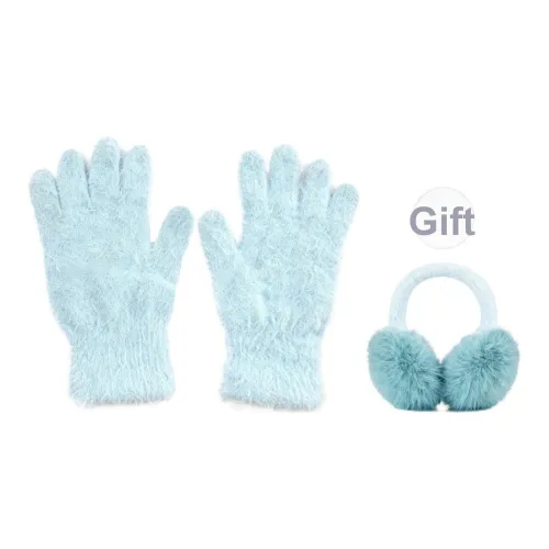 ZUOWEISHIJIA Вязаные перчатки из искусственного норкового меха унисекс