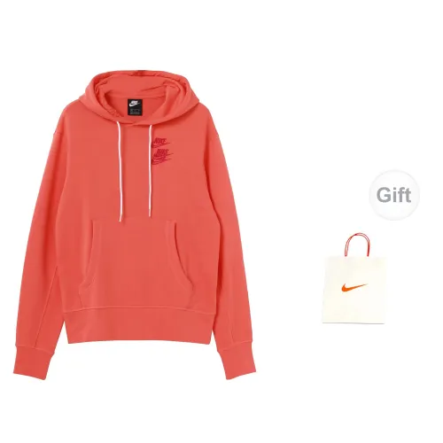 Nike Sweatshirts Men Orange With Gift Bag