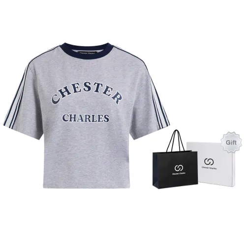 Chester Charles T-Shirts Women's Gray