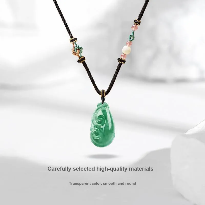 JUICY GRAPE African Emerald Necklaces Unisex-1