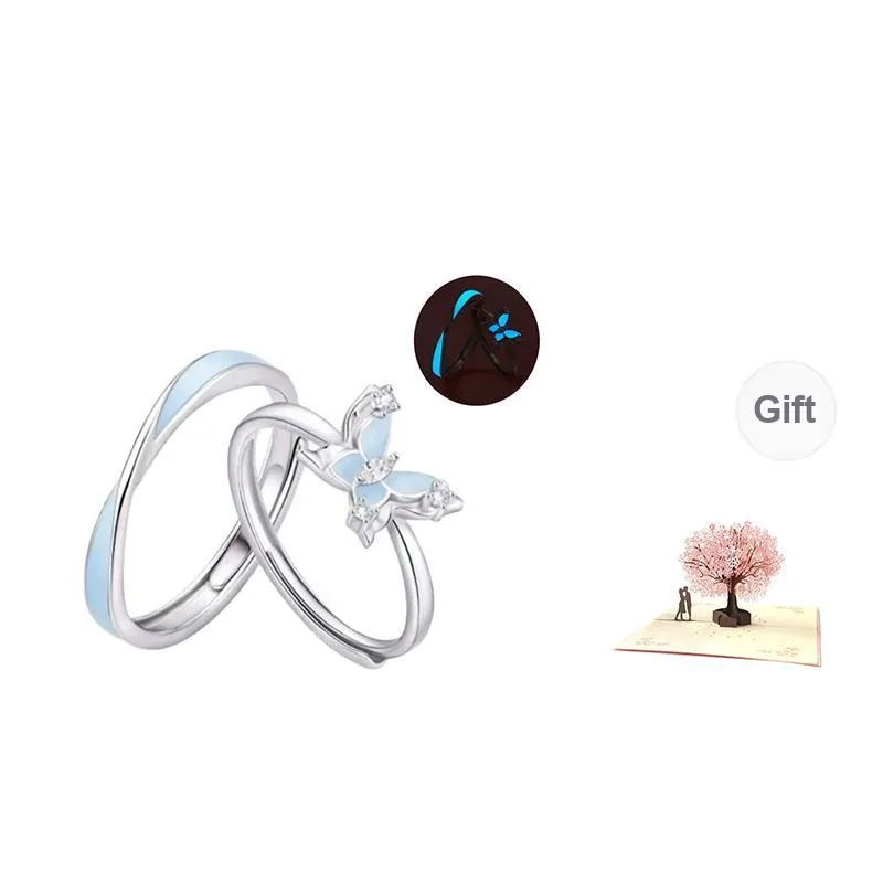 Suddenly Lucky S925 Silver Rings Unisex-5