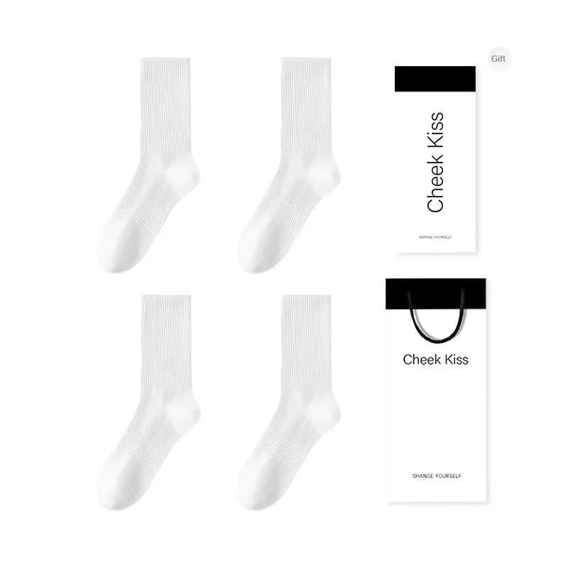 Cheekkiss Mid Calf Socks Men's Box 4 Pack-30