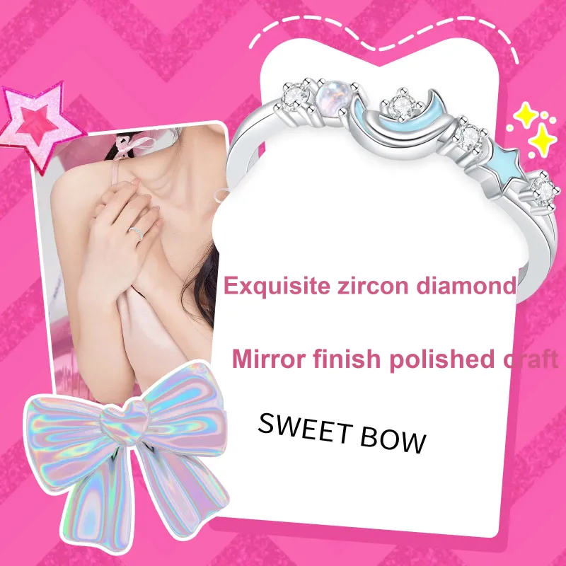 Barbie Synthetic Cubic Zirconia Rings Unisex-4