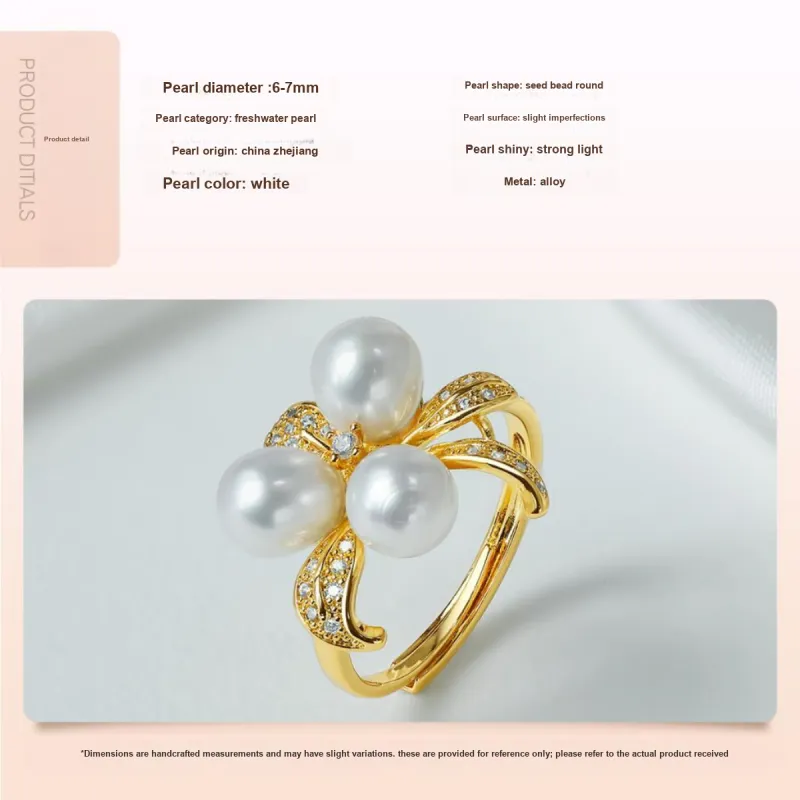 PEARL QUEEN Pearl Rings Women's-1
