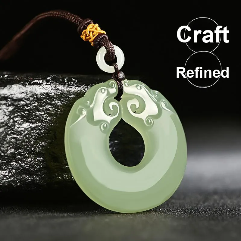 KUNYUYAO Pendants Pale Greenish White Jade Unisex-33