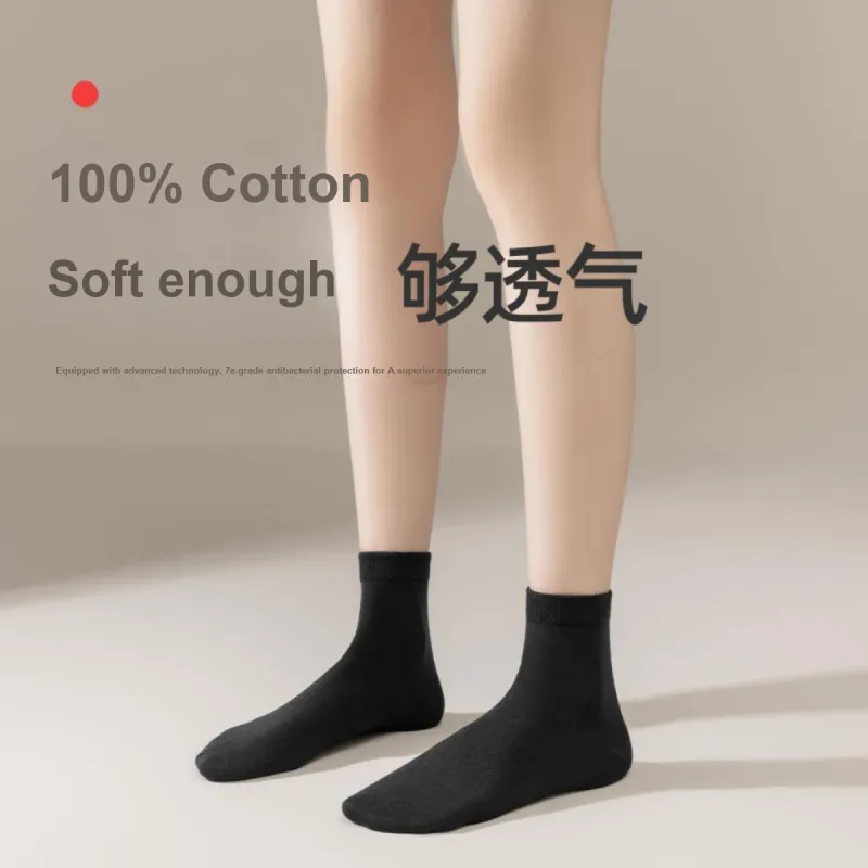 PIERRE CARDIN Mid Calf Socks Women's 6 Pack Black-3