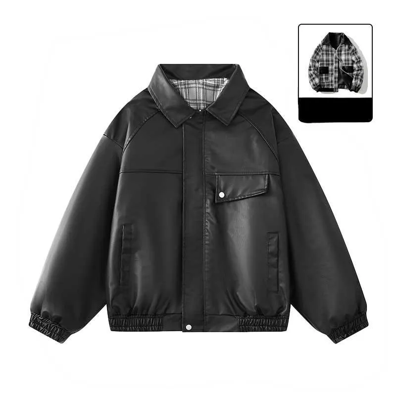 EOOVEN Leather Jackets Unisex-7