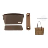 Brown Three-Piece Set (Old Version Shoulder Strap Pad+Liner+Bottom Pad)