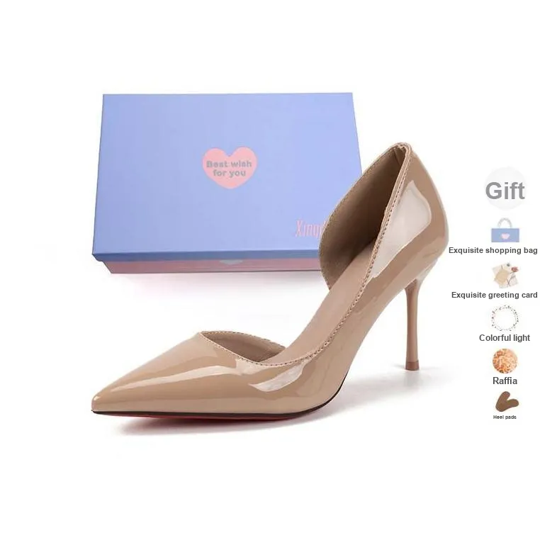 Xingdiman Высокие каблуки Женские Телесный Набор в подарочной коробке