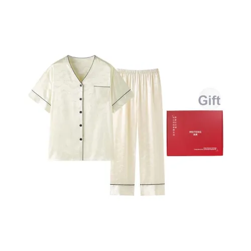 MEITENG Пижамный комплект Gift Box Set Женский Экрю
