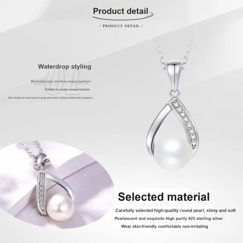 LAOMIAO Pearl Pendants Women's-3