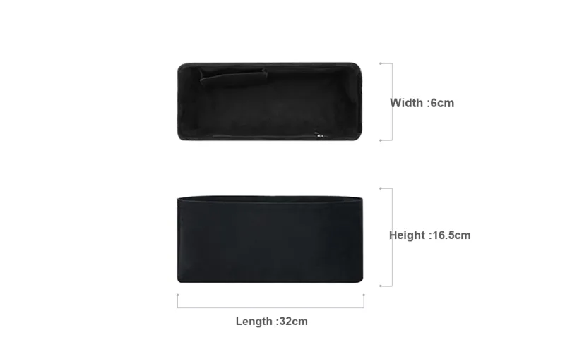 GUYI DuPont Paper Anti-Damage Lining Storage & Organization Bag Accessory Women's Black-26
