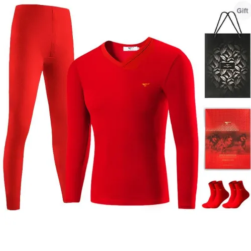 SEPTWOLVES Thermal Set Men's Gift Box Set+Shopping Bag