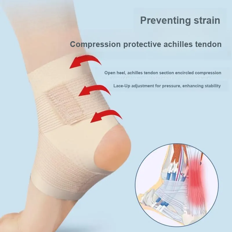 NAILEKESI Ankle Braces Soccer, Basketball, Running, Cycling, Skiing Unisex Polyester, Elastane-7