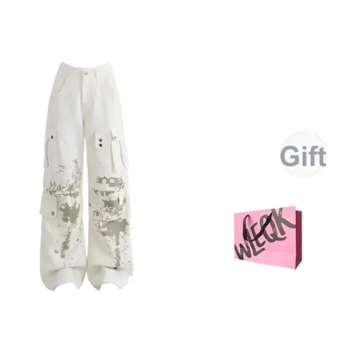 CTRTRC Белый Женские Джинсы