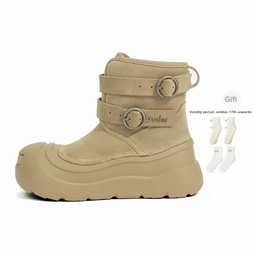 Ouder Smiler Snow Boots Women's Khaki