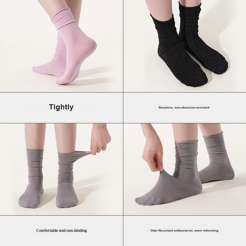 Ubras Women's Mid Calf Socks-18