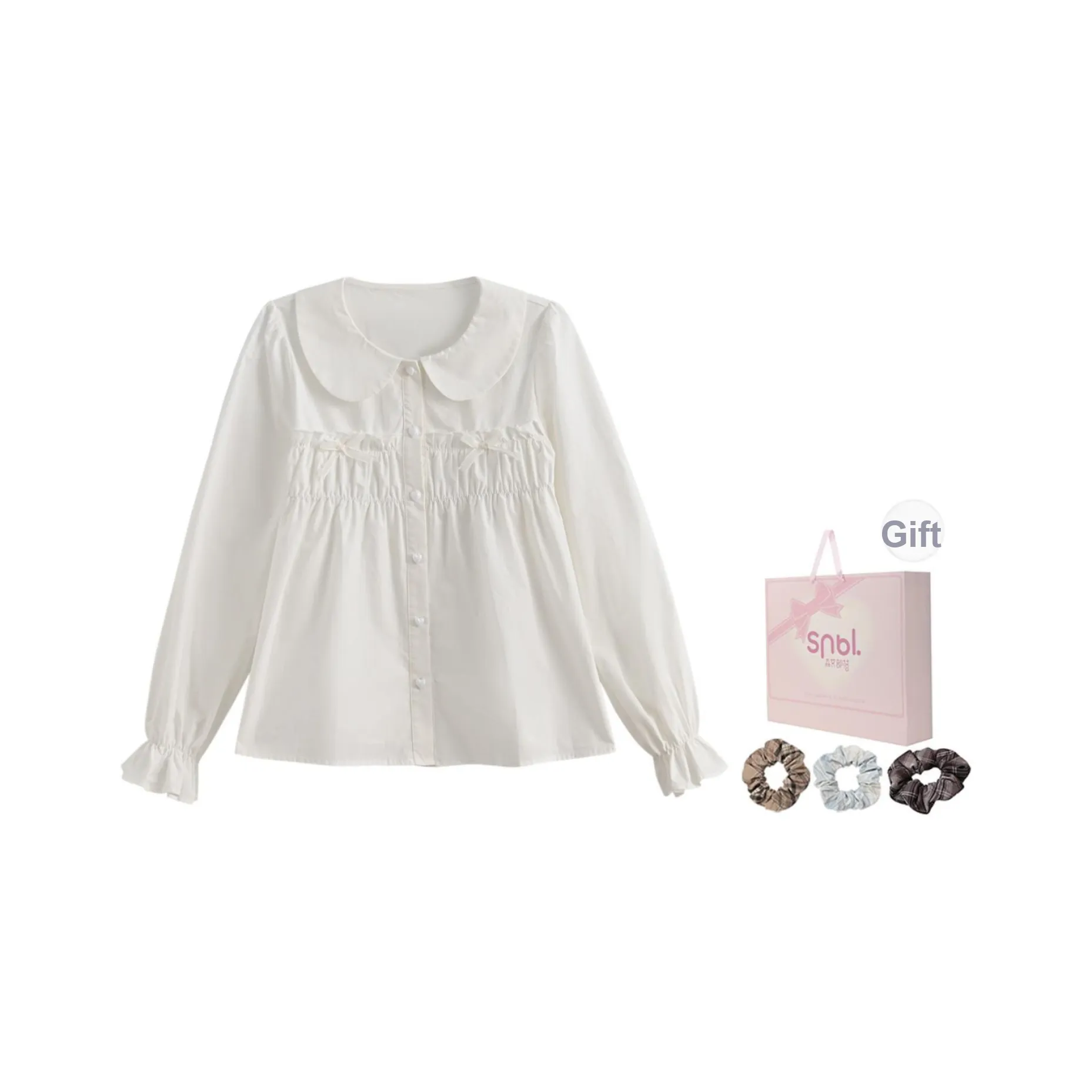 SNBL Белые Женские Рубашки