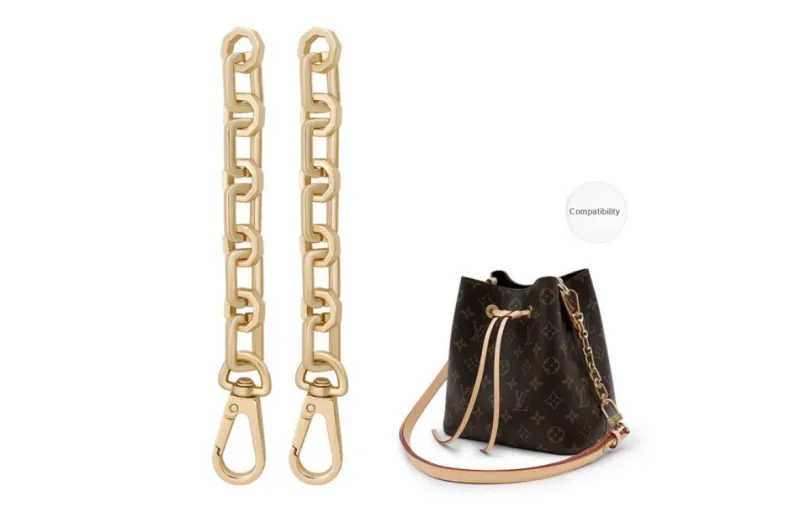 Lan Bao Fan Cow Leather DuPont Paper Bag Accessory Bag Strap Bag Insert Unisex White/Gold-16