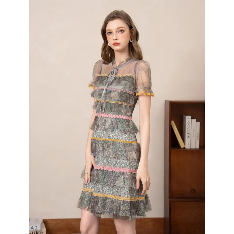 BANANA BABY Short Sleeved Dress Women's-3