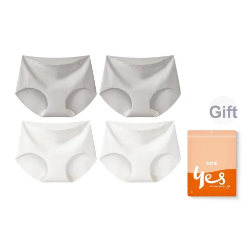 Удобные и освежающие трусики-бикини женские упаковка из 4 штук